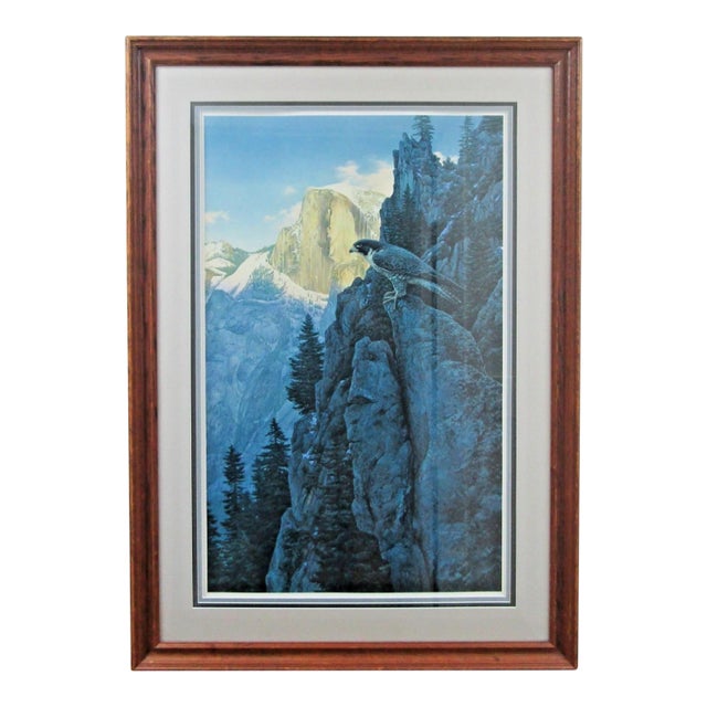 1990s Stephen Lyman Return of the Falcon Limited Edition Print Framed Signed 1205/1500 For Sale