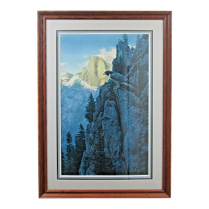1990s Stephen Lyman Return of the Falcon Limited Edition Print Framed Signed 1205/1500
