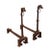 Pair of Wrought Iron Dog Head Andirons For Sale - Image 12 of 12