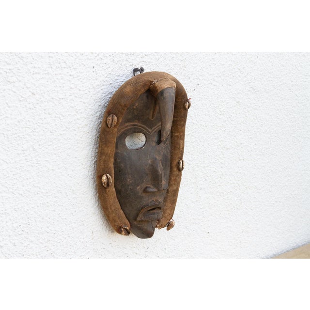 African Vintage Symbolic African Kuba Mask For Sale - Image 3 of 8