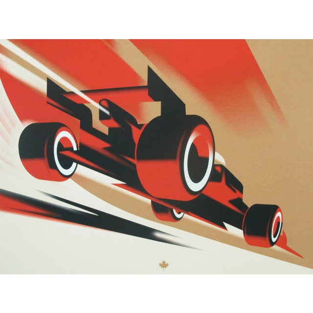 Contemporary 2019 Contemporary Mads Berg Sports Poster - Canadian Grand Prix, Montreal For Sale - Image 3 of 6