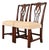 Kindel Furniture Georgian Carved Mahogany Side Chairs or Dining Chairs, Pair For Sale