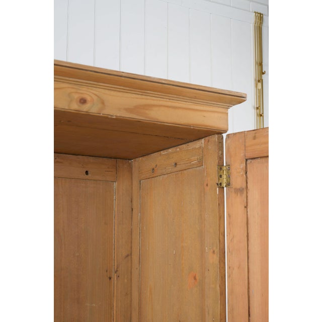 19th Century George III Pine Knockdown Wardrobe For Sale In Charleston - Image 6 of 14