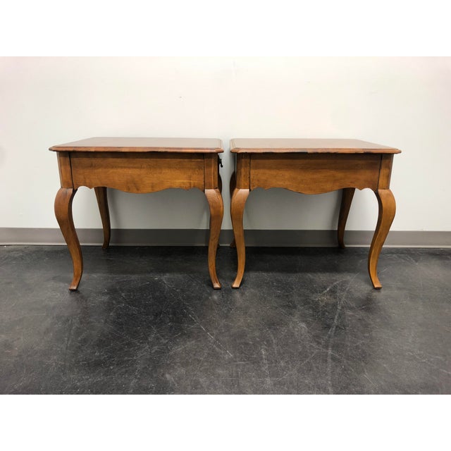 Ethan Allen French Country End Side Tables Pair Chairish