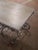 Brown Early 20th Century French Iron Pastry Table With Slate Top and Bronze Mounts For Sale - Image 8 of 9