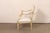 French Mid 20th Century French Louis XVI Style Upholstered Armchair For Sale - Image 3 of 9