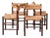 Mid-Century Dordogne Dining Chairs attributed to Charlotte Perriand, Set of 4 For Sale