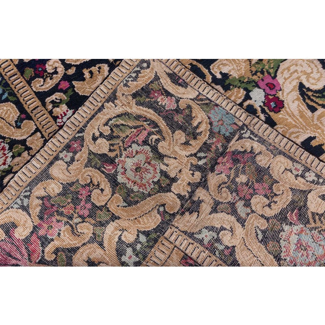Late 19th Century 19th Century Karabagh Floral Design Handmade Wool Rug For Sale - Image 5 of 8