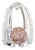 New 2.83ctw Brown Zircon Diamond Pendant 14k White Gold Floating Drop For Sale