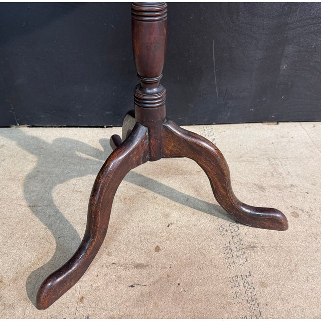 Brown Georgian Mahogany Tilt Top Table, 1800 For Sale - Image 8 of 9