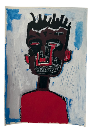 Jean Michel Basquiat, Self Portrait, Print