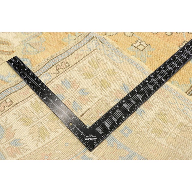 Mid 20th Century Vintage Turkish Oushak Rug, 04'06 X 07'03 For Sale - Image 5 of 8