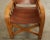 Set of Four Ralph Lauren Shelter Sky Ash Leather Sling Dining Chairs For Sale In Sacramento - Image 6 of 12