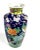 Japanese 1950’s Vintage Japan Double Peacock Cobalt Hand Painted Vase For Sale - Image 3 of 13