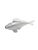 Silver Glass Fish Figurine, Czechoslovakia, 1960s For Sale - Image 8 of 15
