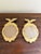 Vintage American Federal Gold Brass Eagle Bullseye Convex Mirrors, Pair For Sale - Image 9 of 9