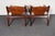 Wood Brazilian Modern Kilin Lounge Chairs in Leather & Jacaranda by Sergio Rodrigues For Sale - Image 7 of 18