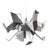 Glow Metal Pendant Lamp by Vicente Garcìa Jiménez and Enrico Franzolini for Pallucco, 1990s For Sale