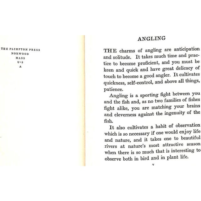 Traditional "Observations on a Salmon River" 1921 Griswold, F. Gray For Sale - Image 3 of 8
