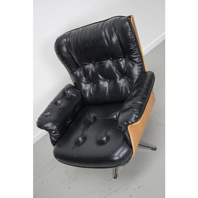Vintage Swivel Lounge Chair by Martin Stoll for Giroflex, Germany, 1960s For Sale - Image 11 of 17