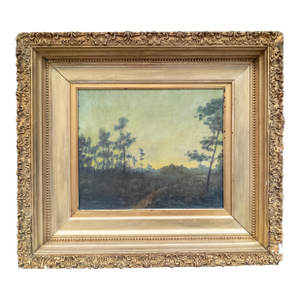 1910's American Tonalist Landscape Painting by Robertson Kirtland Mygatt 1911