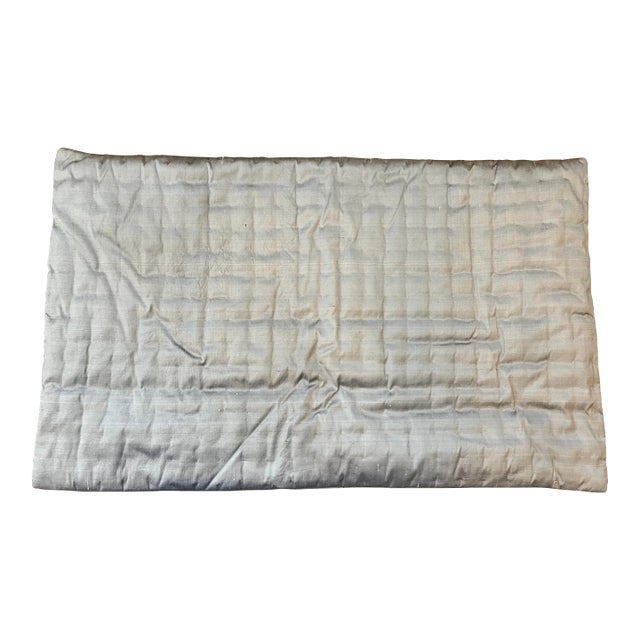 Oly Studio Quilted Silk Pillow Cover For Sale