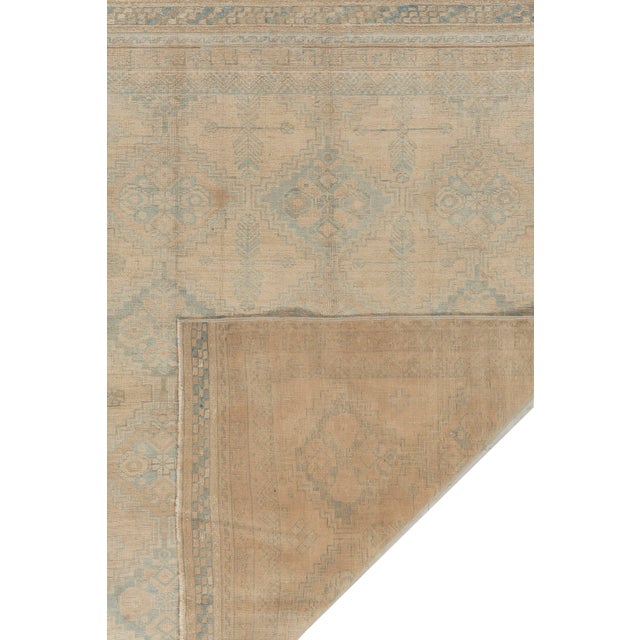 Antique Lightly Distressed Oriental Area Rug 4'7 X 5'1 For Sale In New York - Image 6 of 8
