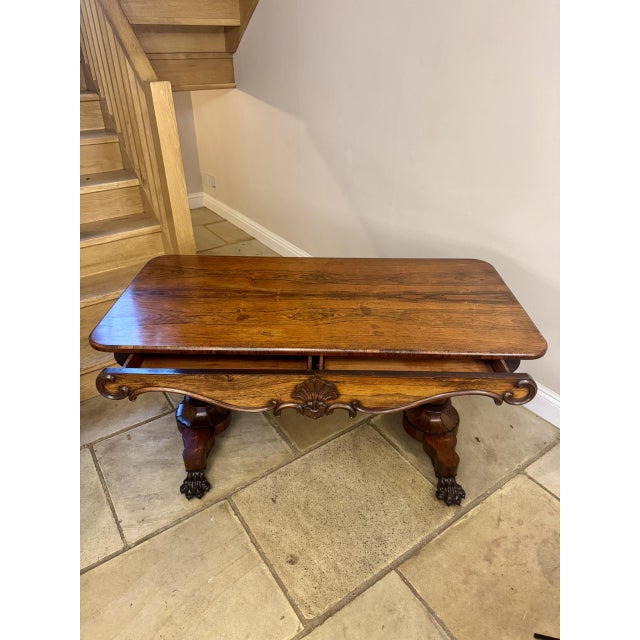 Antique Regency Rosewood Centre Table, 1820 For Sale - Image 6 of 10