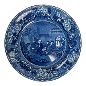 Antique English "Dr. Syntax" Plate