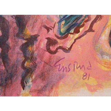 Artist: Wayne Ensrud, American (1934 - ) Title: Cheryl with Green Stockings Year: 1980 Medium: Lithograph, signed and...