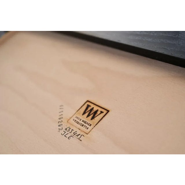 Amadé Desk in Black Oak from Wiener Werkstätte, 1990s For Sale - Image 4 of 8