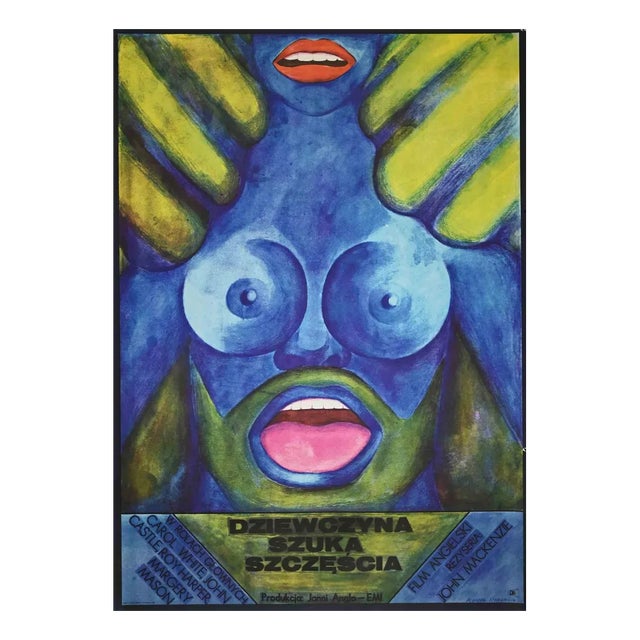 Vintage Dziewozyna szuka szczescia Poster, 1973 For Sale