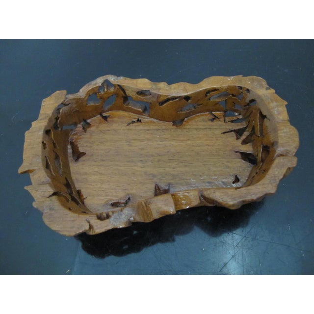 Chinese Carved Lapis Lazuli 2 Figures & a Beast Figurine on Wood Stand For Sale - Image 10 of 10