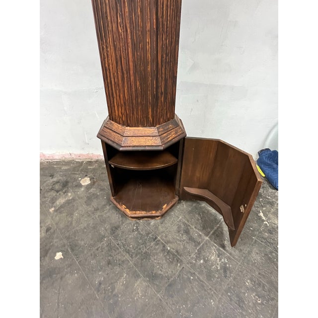 Mid Century Fluted Column Bar Cabinet For Sale In New York - Image 6 of 8