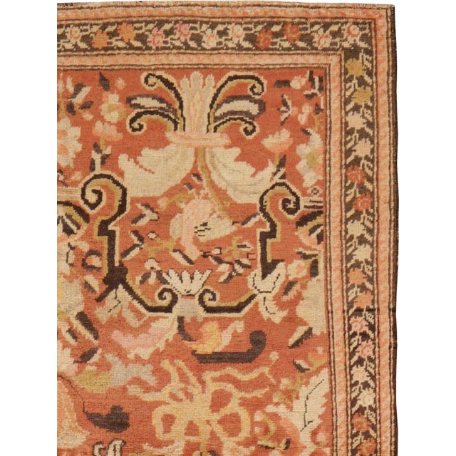 Rustic Galerie Shabab Collection Mid-20th Century Turkish Karabagh Rug For Sale - Image 3 of 10