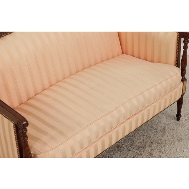 Hickory Chair Upholstered Loveseat For Sale In Philadelphia - Image 6 of 18