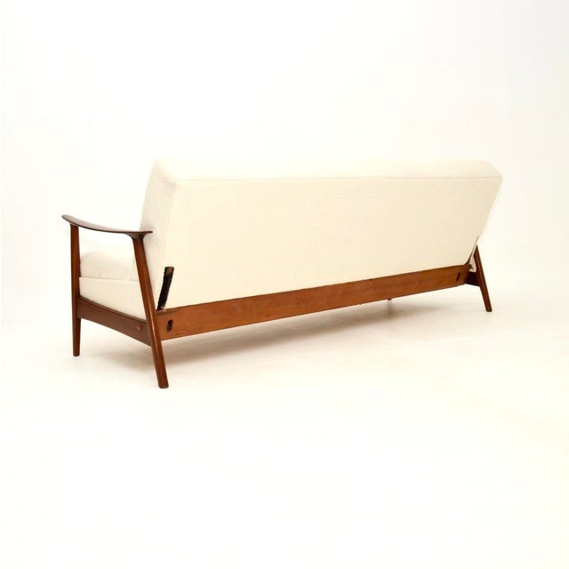 Vintage Danish Afrosia Sofa Bed, 1960s For Sale - Image 9 of 13
