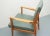 Armchair in Cherry & Leatherette, 1950s For Sale - Image 3 of 10