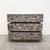 Postmodern Vintage 1980s Postmodern Grey Three Drawer Dresser Tall Boy For Sale - Image 3 of 10