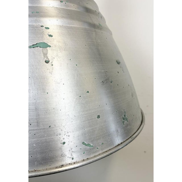 1960s Large Industrial Aluminium Pendant Light from Elektrosvit, 1960s For Sale - Image 5 of 18