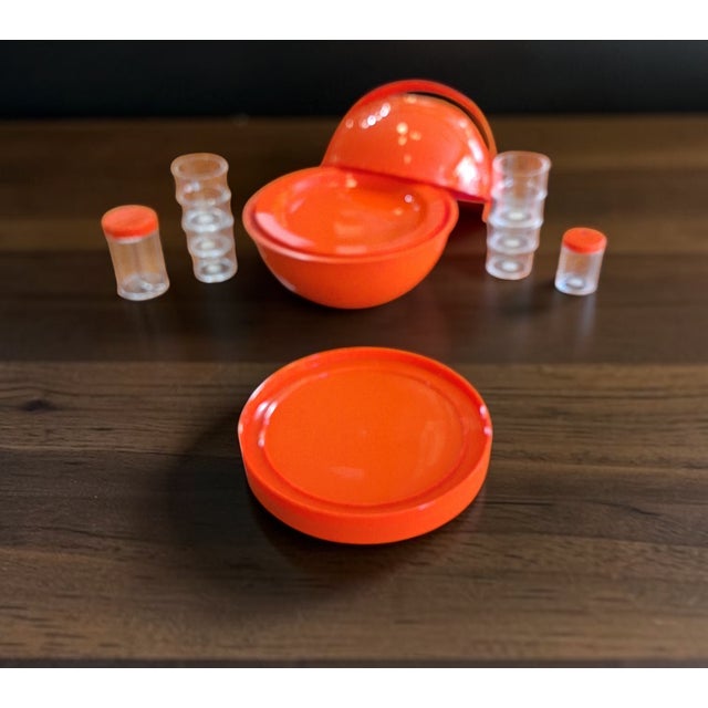 Guzzini Pic Boll Picnic Set by Carlo Viglino for Guzzini, Italy, 1960s For Sale - Image 4 of 10