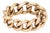 70s Vintage Tiffany & Co. Curb Link Ring Flex Band Sz 6 Succo 14k Yellow Gold For Sale