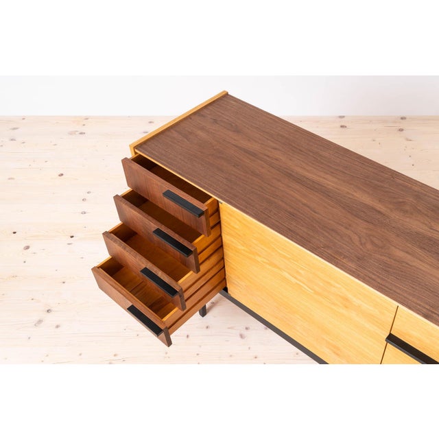 Mid-Century Modern Sideboard by Frantisek Mezulanik for Up Závody, 1960s For Sale - Image 6 of 10