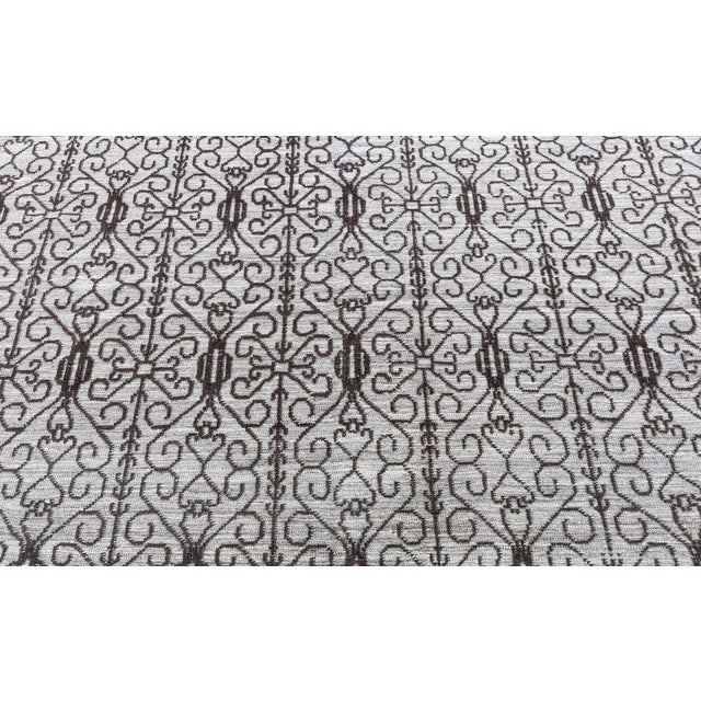 Modern Traditional Samarkand Hand Knotted Wool Rug by Doris Leslie Blau For Sale In New York - Image 6 of 8