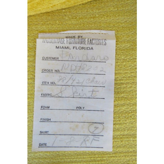 Wood Modernage Mid Century Modern Swivel Side Chairs a Pair 5782 For Sale - Image 7 of 12