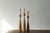 Scandinavian Wooden Candleholders, Set of 3 For Sale - Image 3 of 4