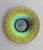 Circa 1910 American Set of Four Quezel Iridescent Gold Art Glass Finger Bowls and Undertrays For Sale - Image 4 of 13