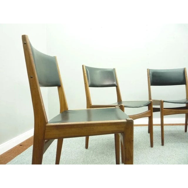 Teak Dining Chairs by Poul M. Volther, 1960s, Set of 4 For Sale - Image 6 of 14