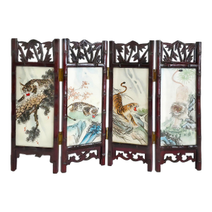 Mini Chinese Marble Folding Screen