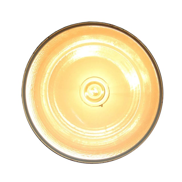 White Vintage Industrial White Enamel Cast Iron Factory Wall Light For Sale - Image 8 of 11